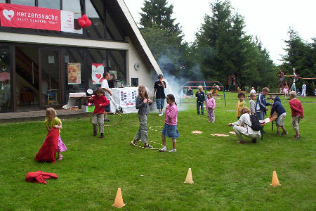 Animation bei einem Sommerfest