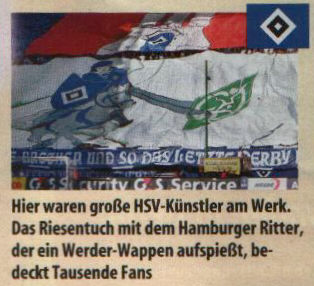 Aktion "Fan-Dream":
Der HSV  hat ′ne Fahne